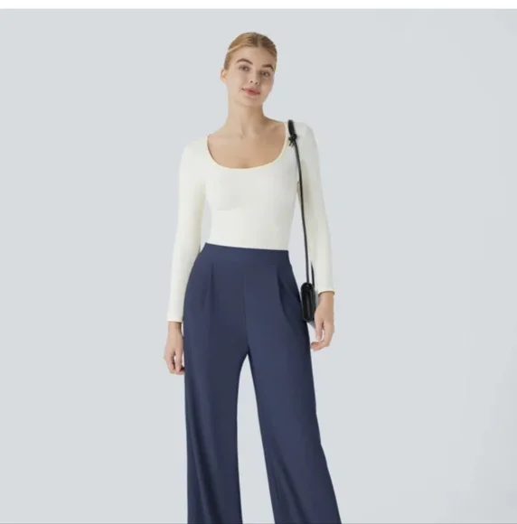 Halara Flex Micro Waffle Work Pants - Picture 4 of 4